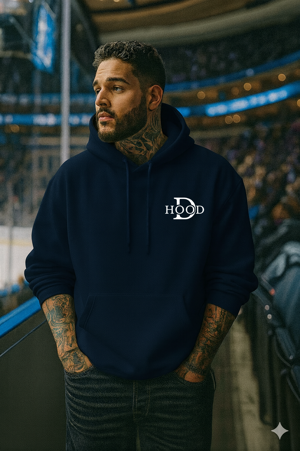 Desi Hood Pure Cotton 450 GSM Unisex Hoodie For Men & Women