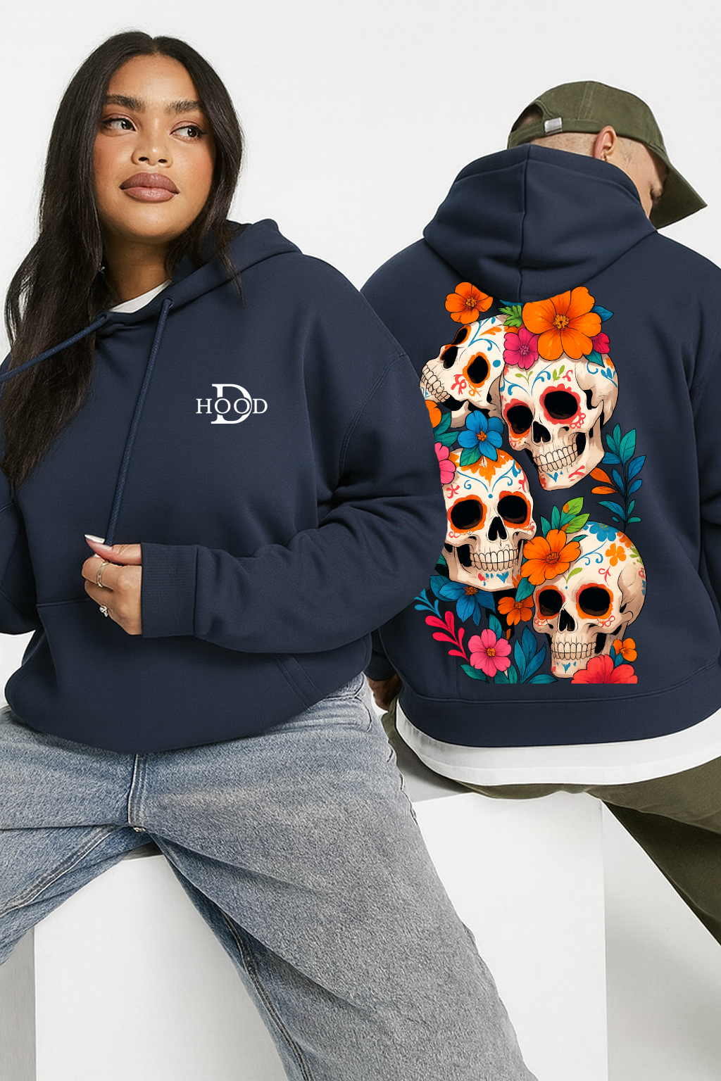 Desi Hood Pure Cotton 450 GSM Unisex Hoodie For Men & Women