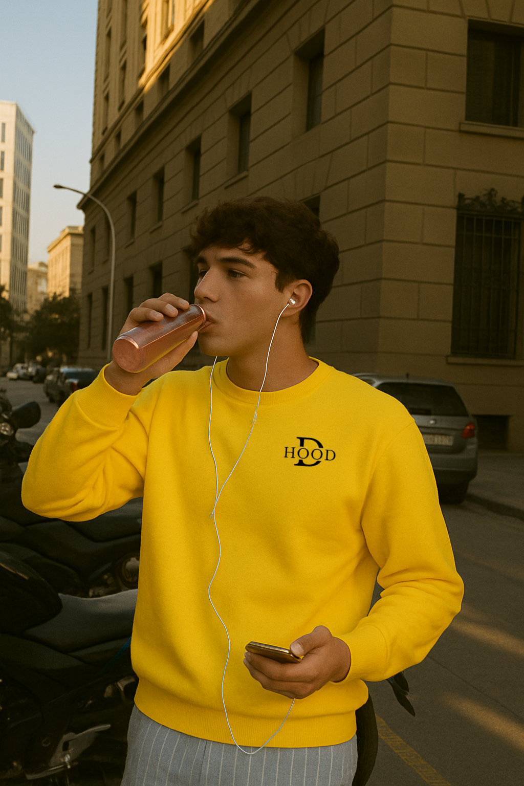 DESI HOOD UNISEX 350 GSM HEAVY FABRIC SWEATSHIRT