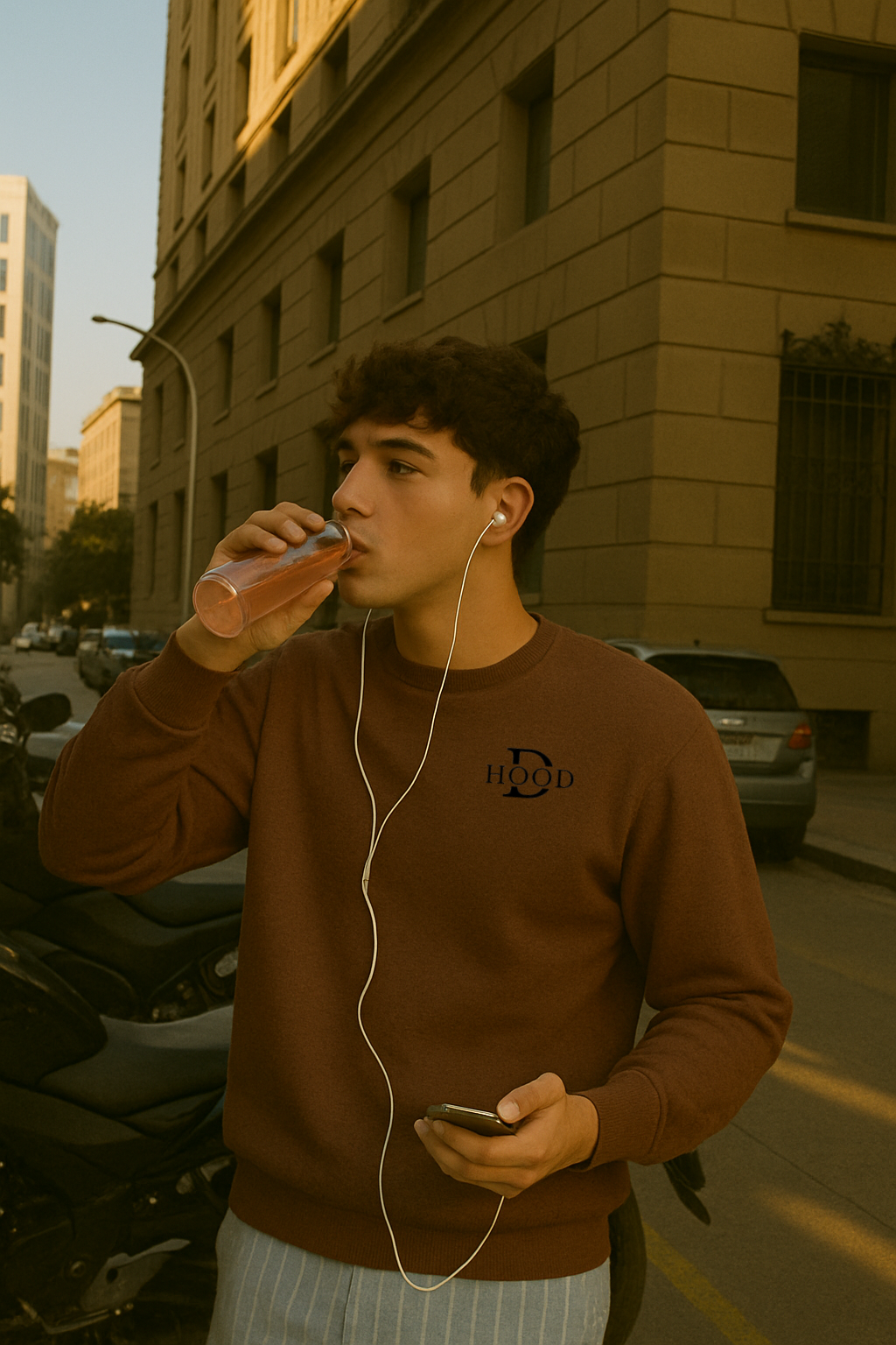 DESI HOOD UNISEX 350 GSM HEAVY FABRIC SWEATSHIRT