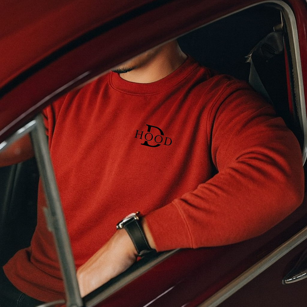 DESI HOOD Printed UNISEX 350 GSM HEAVY FABRIC SWEATSHIRT