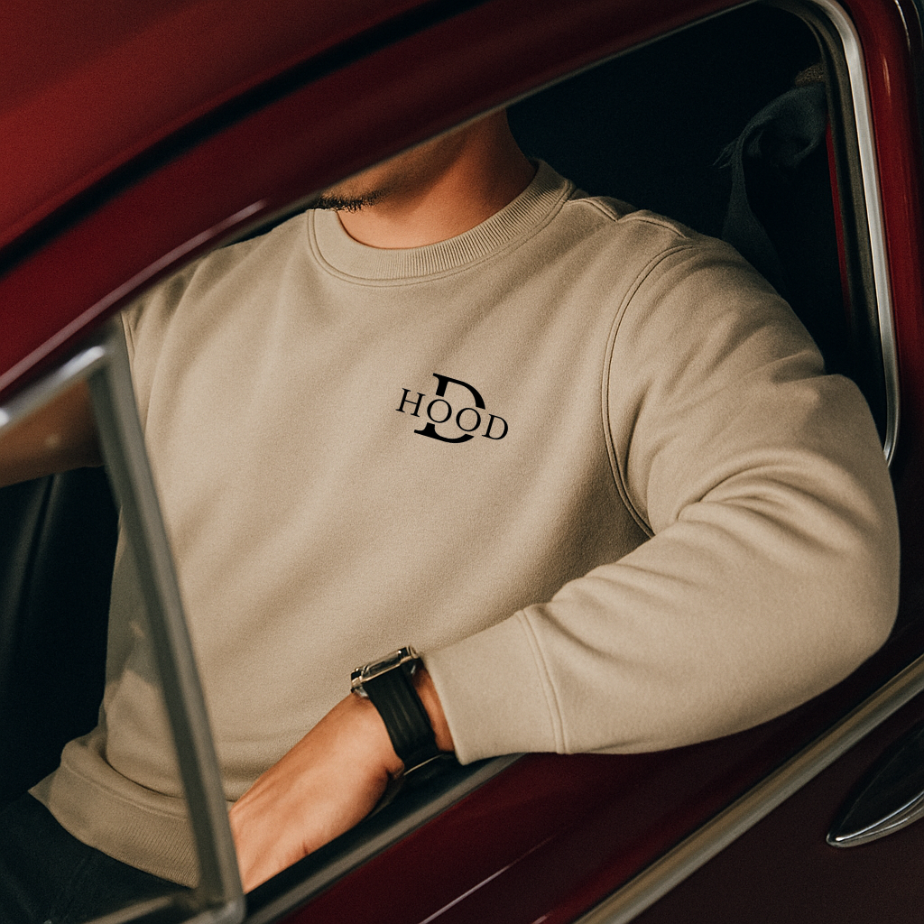 DESI HOOD Printed UNISEX 350 GSM HEAVY FABRIC SWEATSHIRT