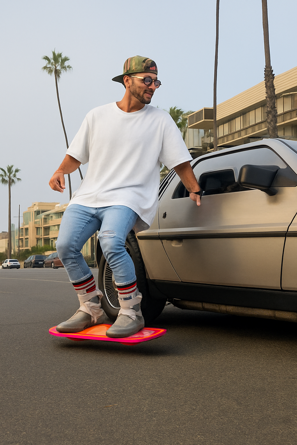 DESI HOOD SOLID UNISEX 240 GSM HEAVY FABRIC OVERSIZE TSHIRT