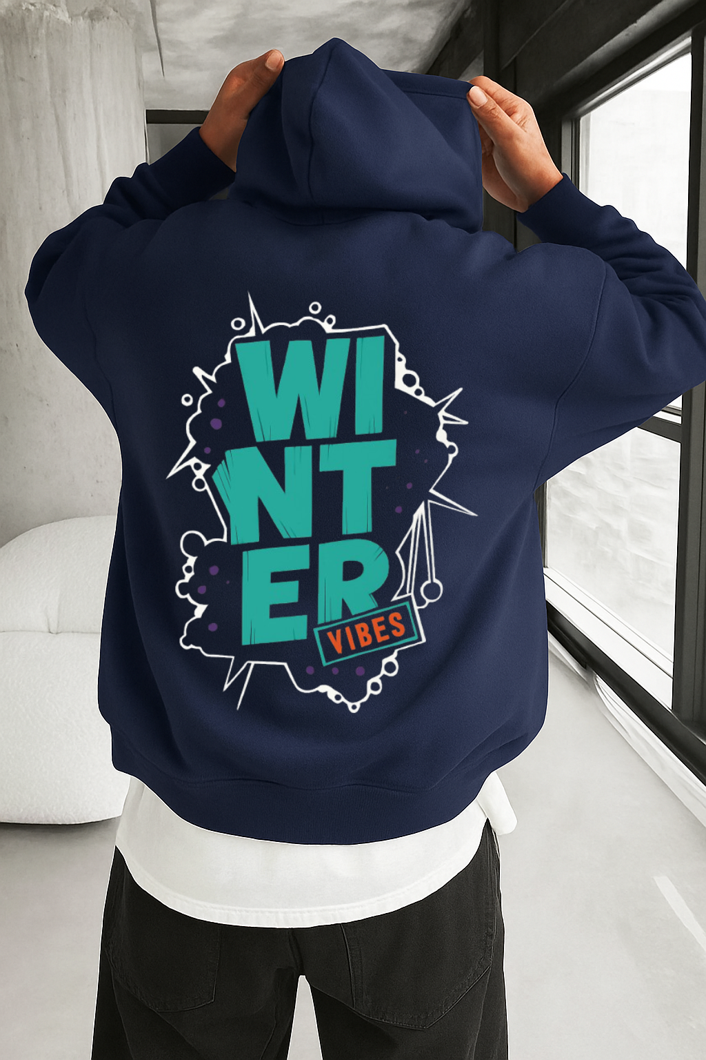 Desi Hood Pure Cotton 450 GSM Unisex Hoodie For Men & Women