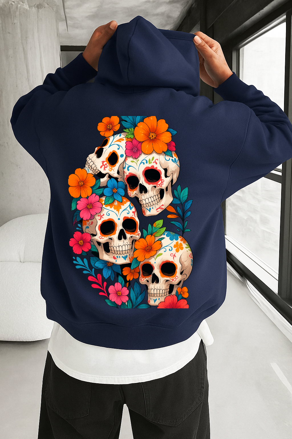 Desi Hood Pure Cotton 450 GSM Unisex Hoodie For Men & Women