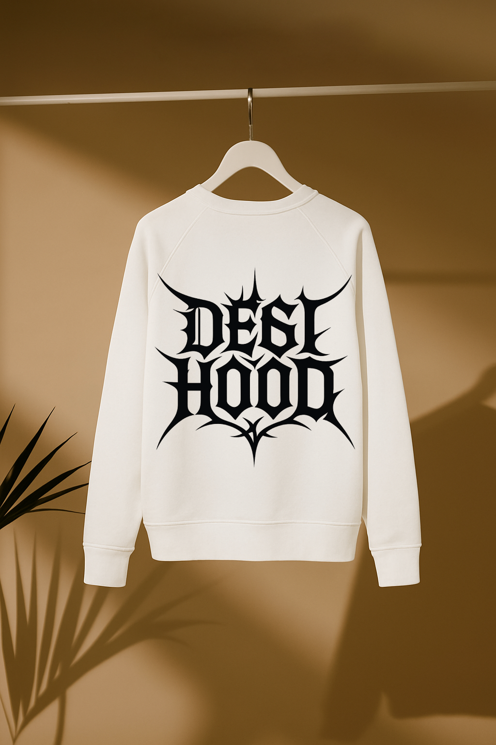 DESI HOOD Printed UNISEX 350 GSM HEAVY FABRIC SWEATSHIRT