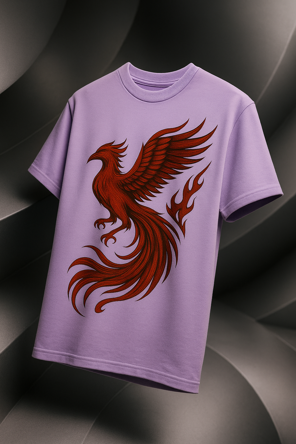 Desi Hood Unisex Phoenix Printed Heavy fabric Oversized T-shirt