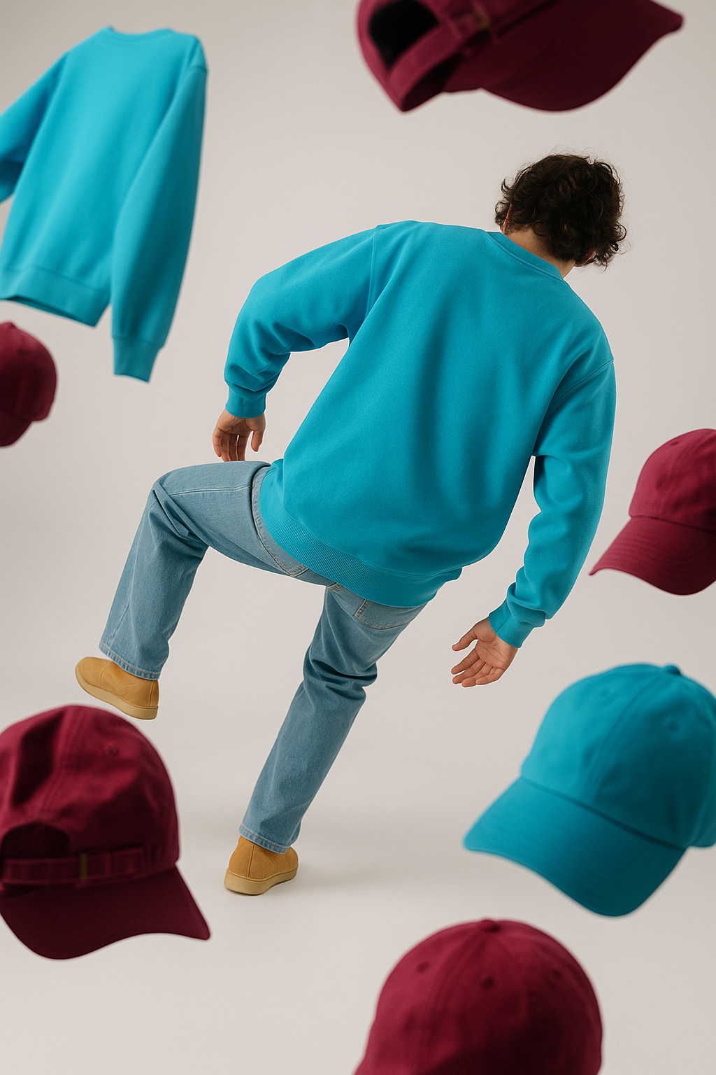 DESI HOOD Printed UNISEX 350 GSM HEAVY FABRIC SWEATSHIRT