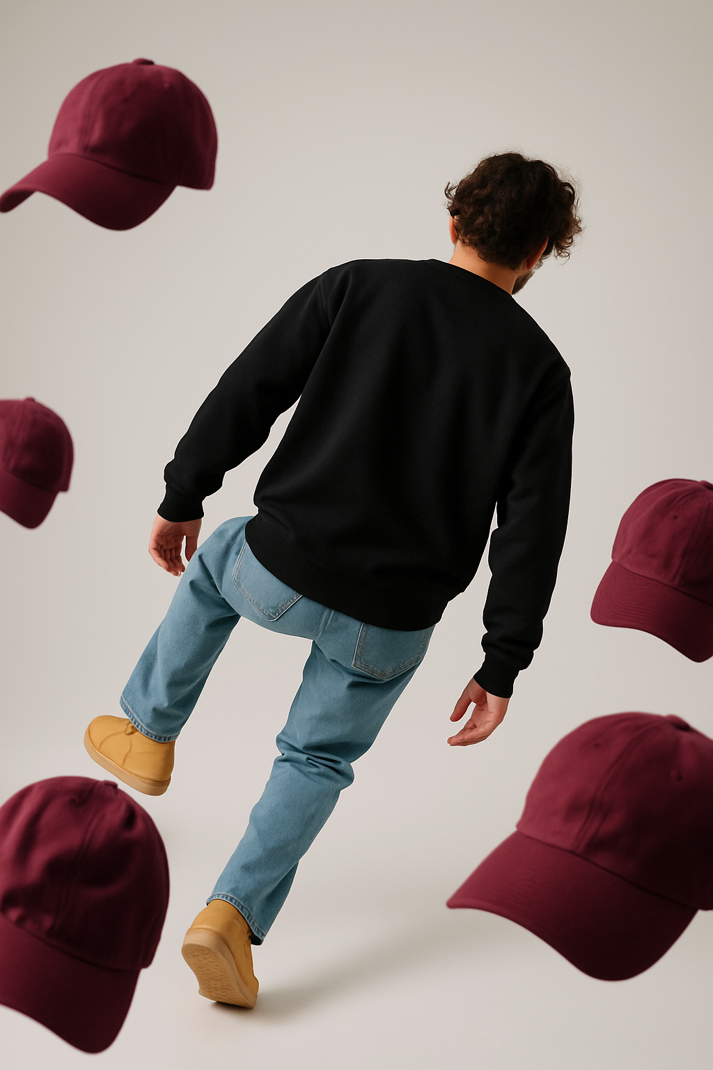 DESI HOOD Printed UNISEX 350 GSM HEAVY FABRIC SWEATSHIRT