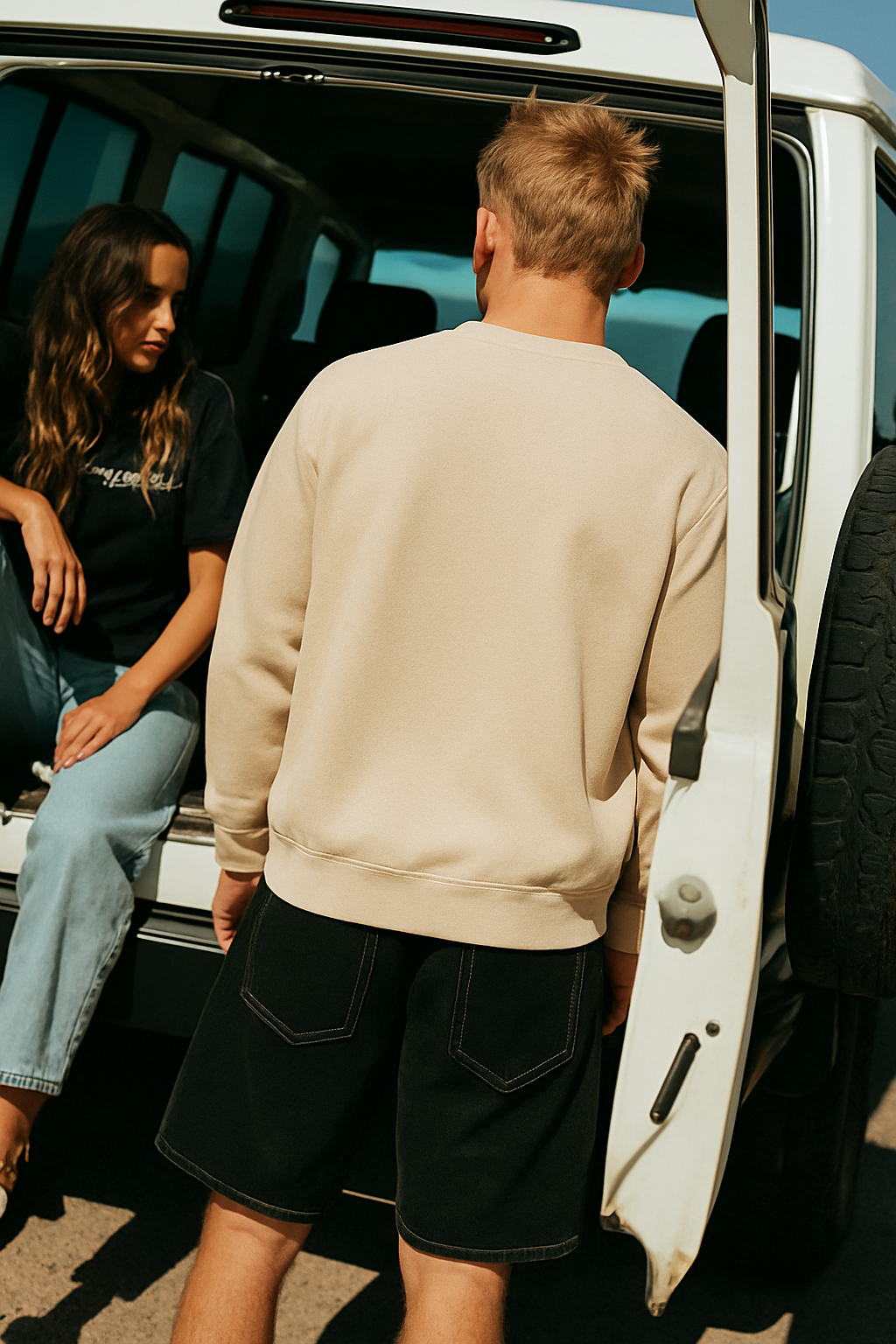 DESI HOOD Printed UNISEX 350 GSM HEAVY FABRIC SWEATSHIRT