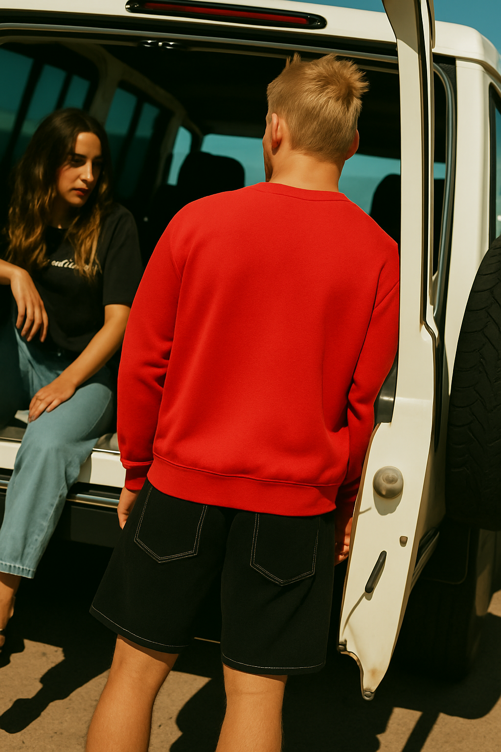 DESI HOOD Printed UNISEX 350 GSM HEAVY FABRIC SWEATSHIRT