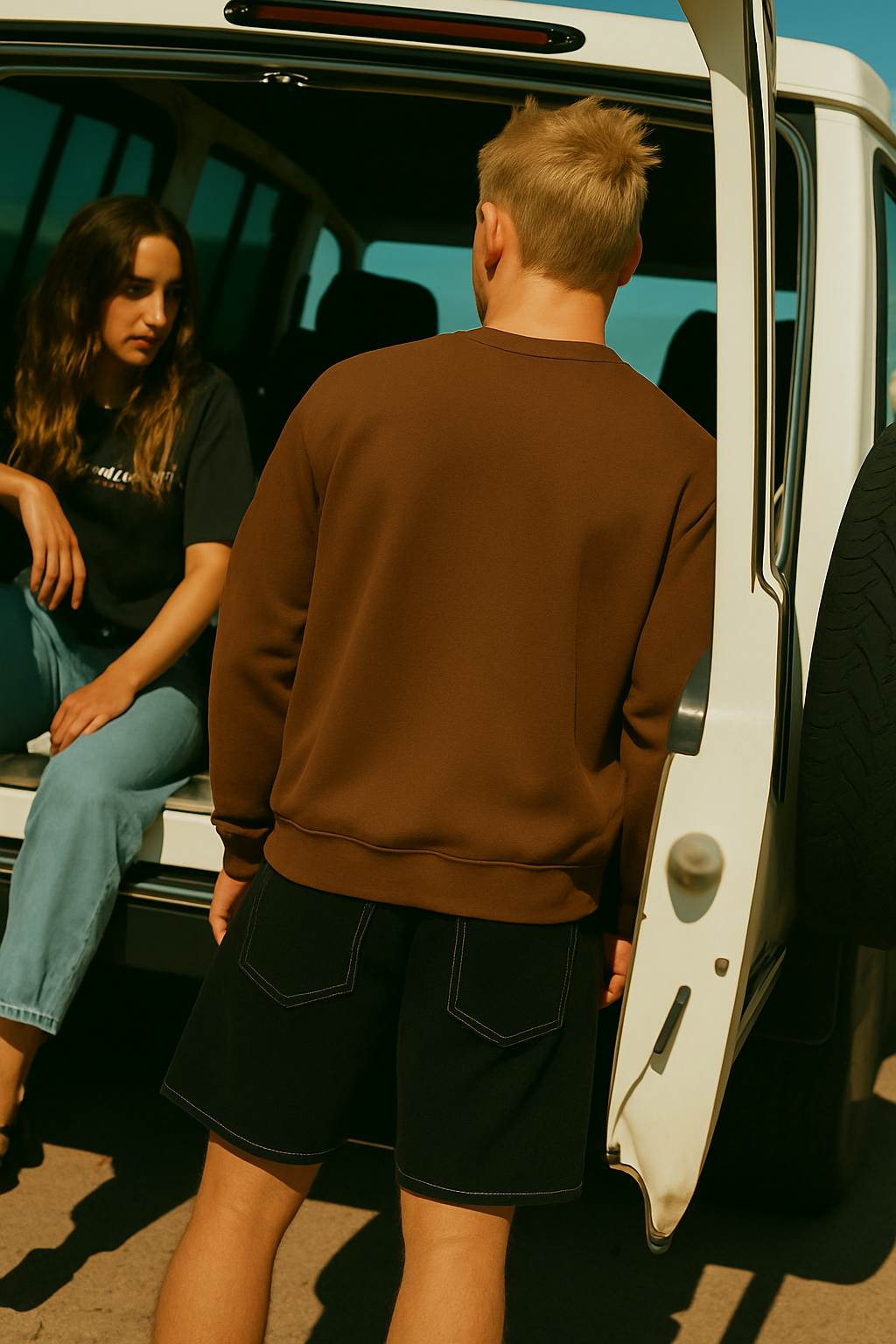 DESI HOOD Printed UNISEX 350 GSM HEAVY FABRIC SWEATSHIRT