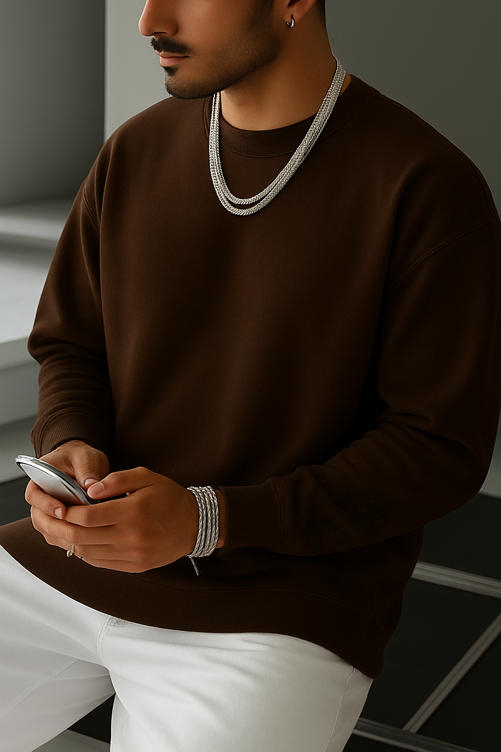 DESI HOOD Printed UNISEX 350 GSM HEAVY FABRIC SWEATSHIRT