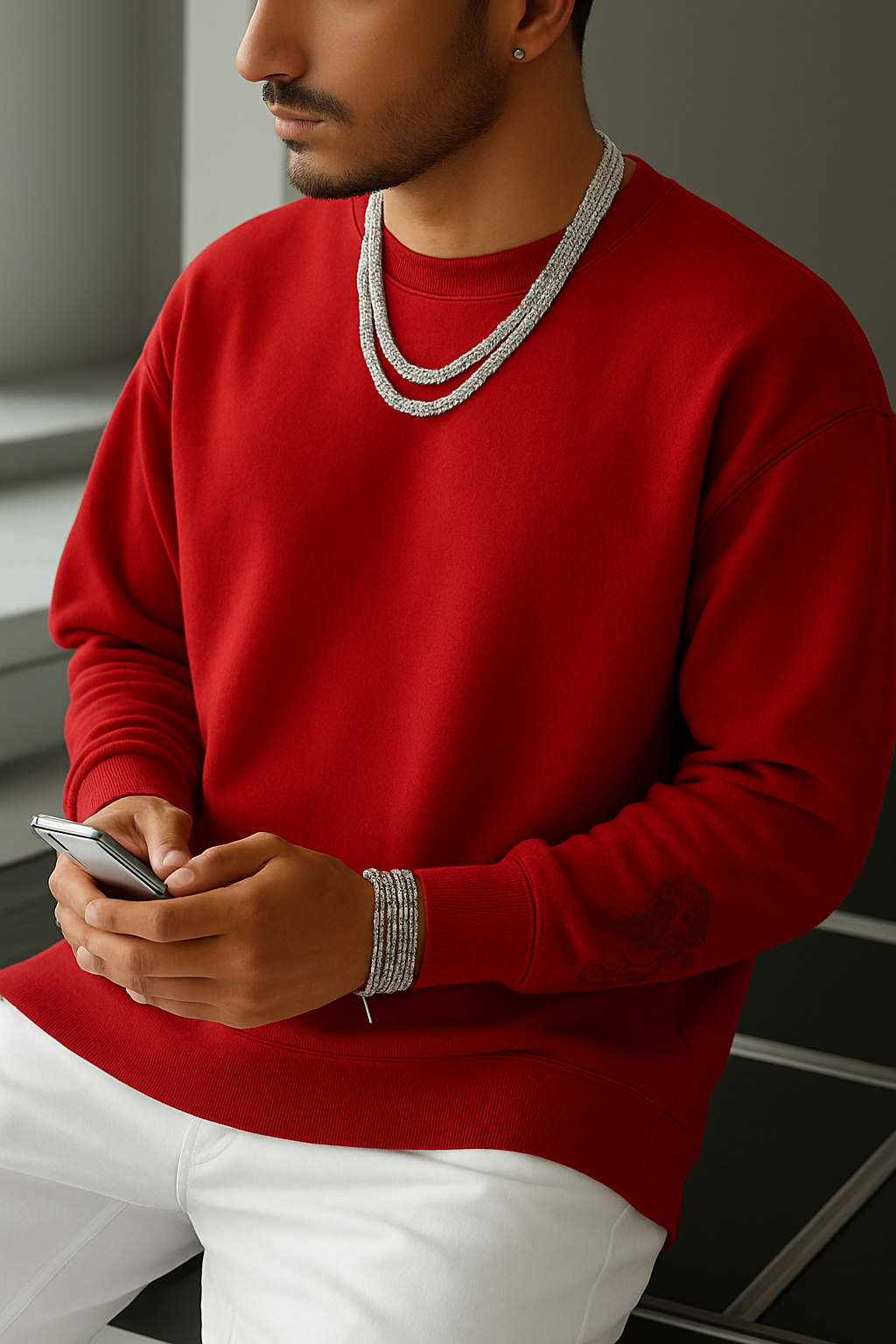 DESI HOOD Printed UNISEX 350 GSM HEAVY FABRIC SWEATSHIRT