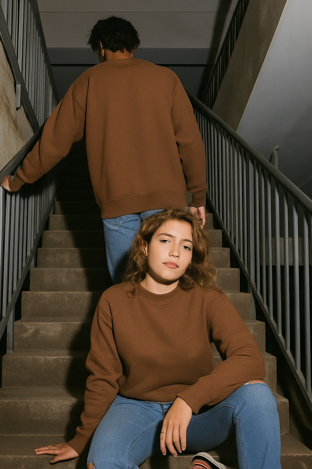 DESI HOOD Printed UNISEX 350 GSM HEAVY FABRIC SWEATSHIRT