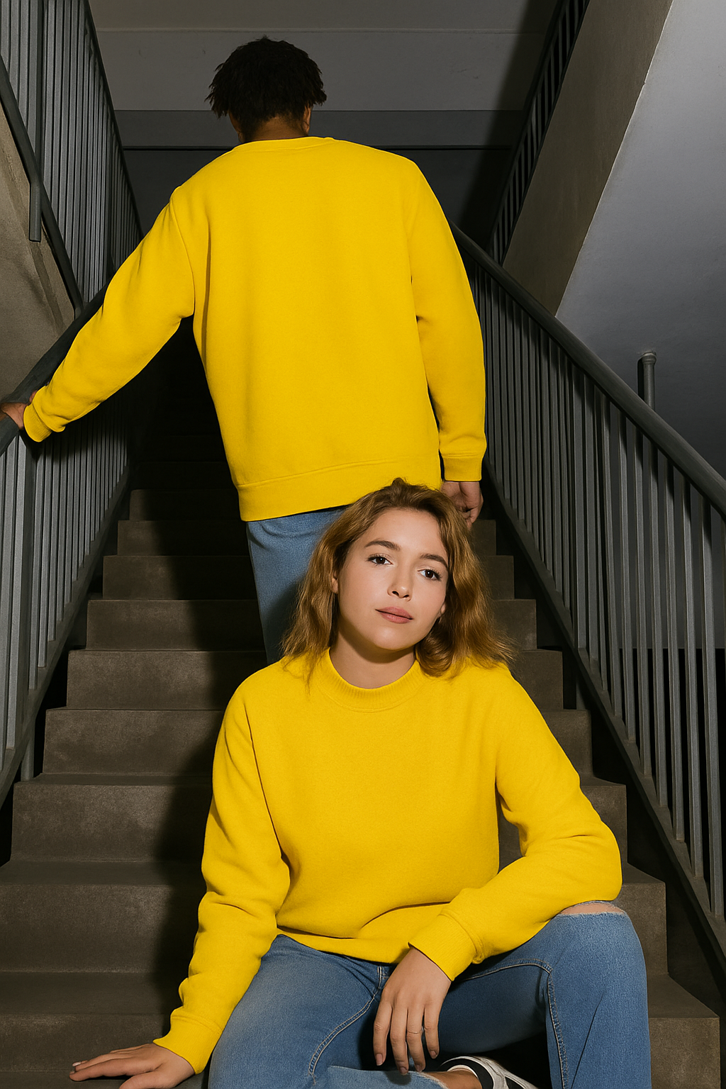 DESI HOOD Printed UNISEX 350 GSM HEAVY FABRIC SWEATSHIRT