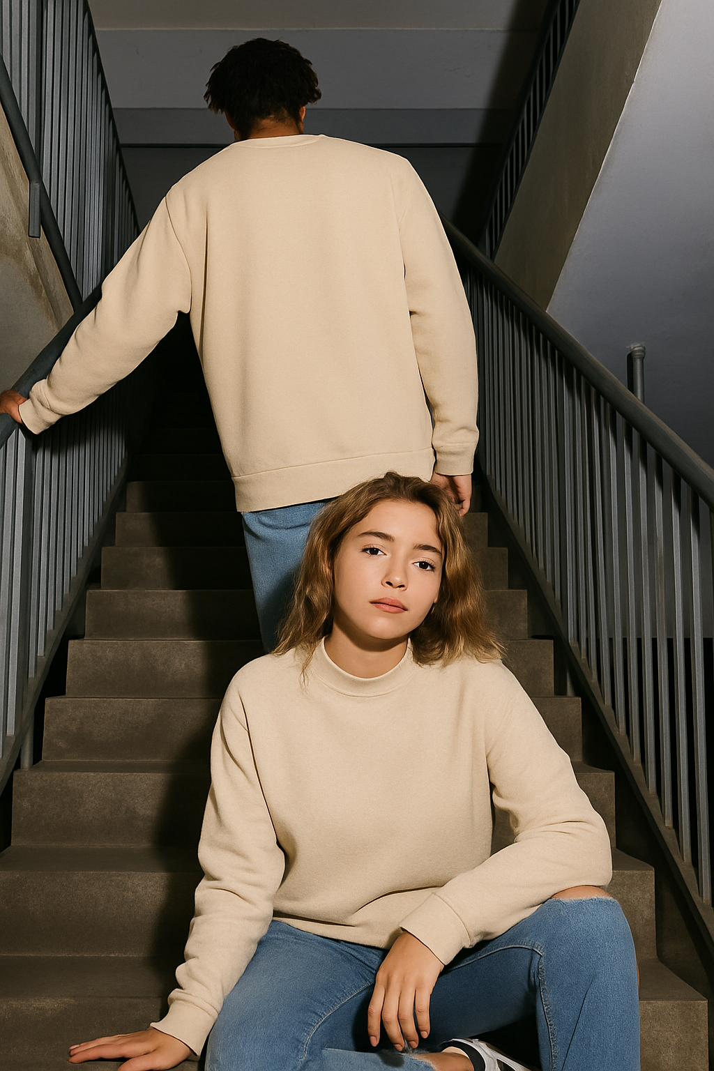 DESI HOOD Printed UNISEX 350 GSM HEAVY FABRIC SWEATSHIRT