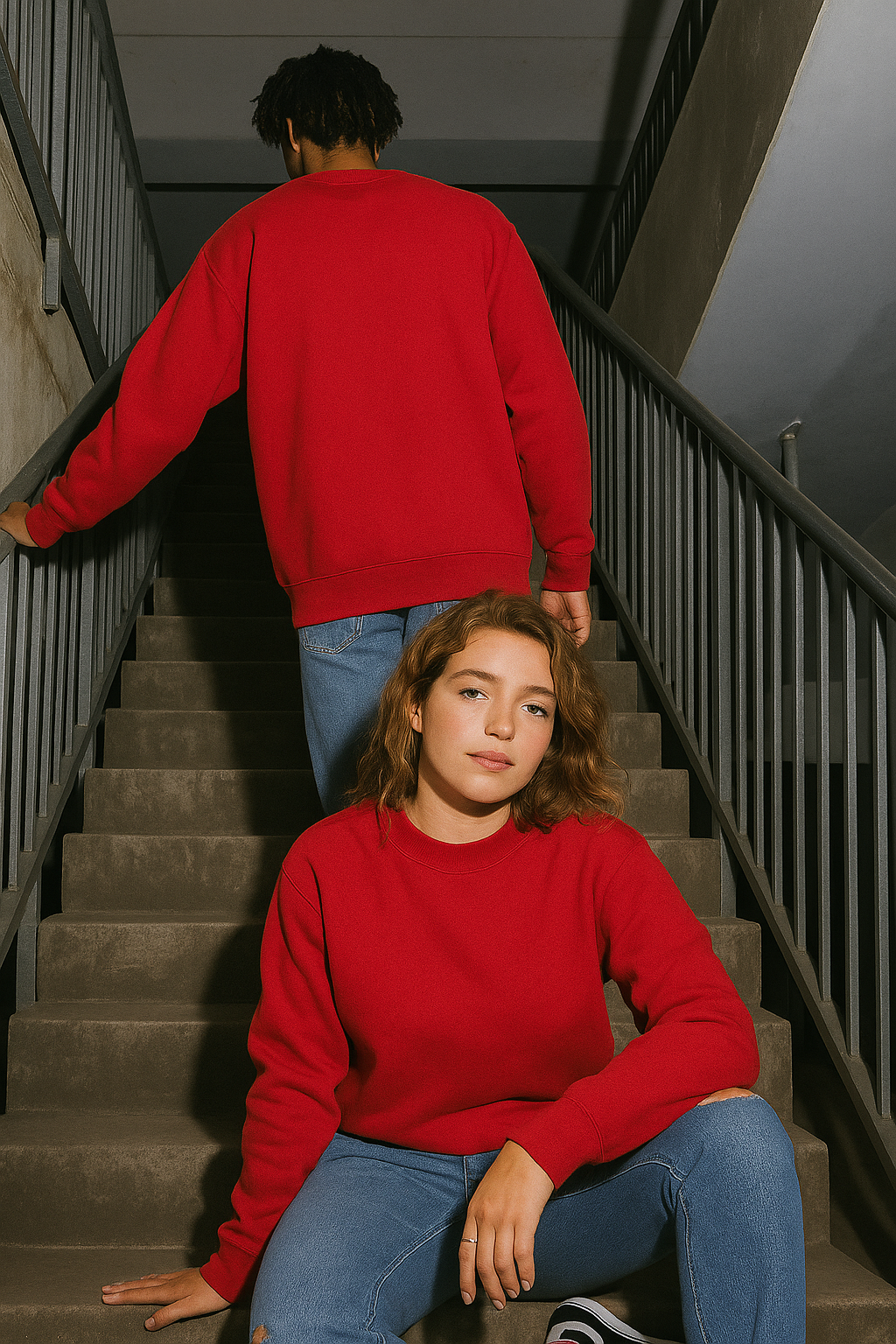 DESI HOOD Printed UNISEX 350 GSM HEAVY FABRIC SWEATSHIRT