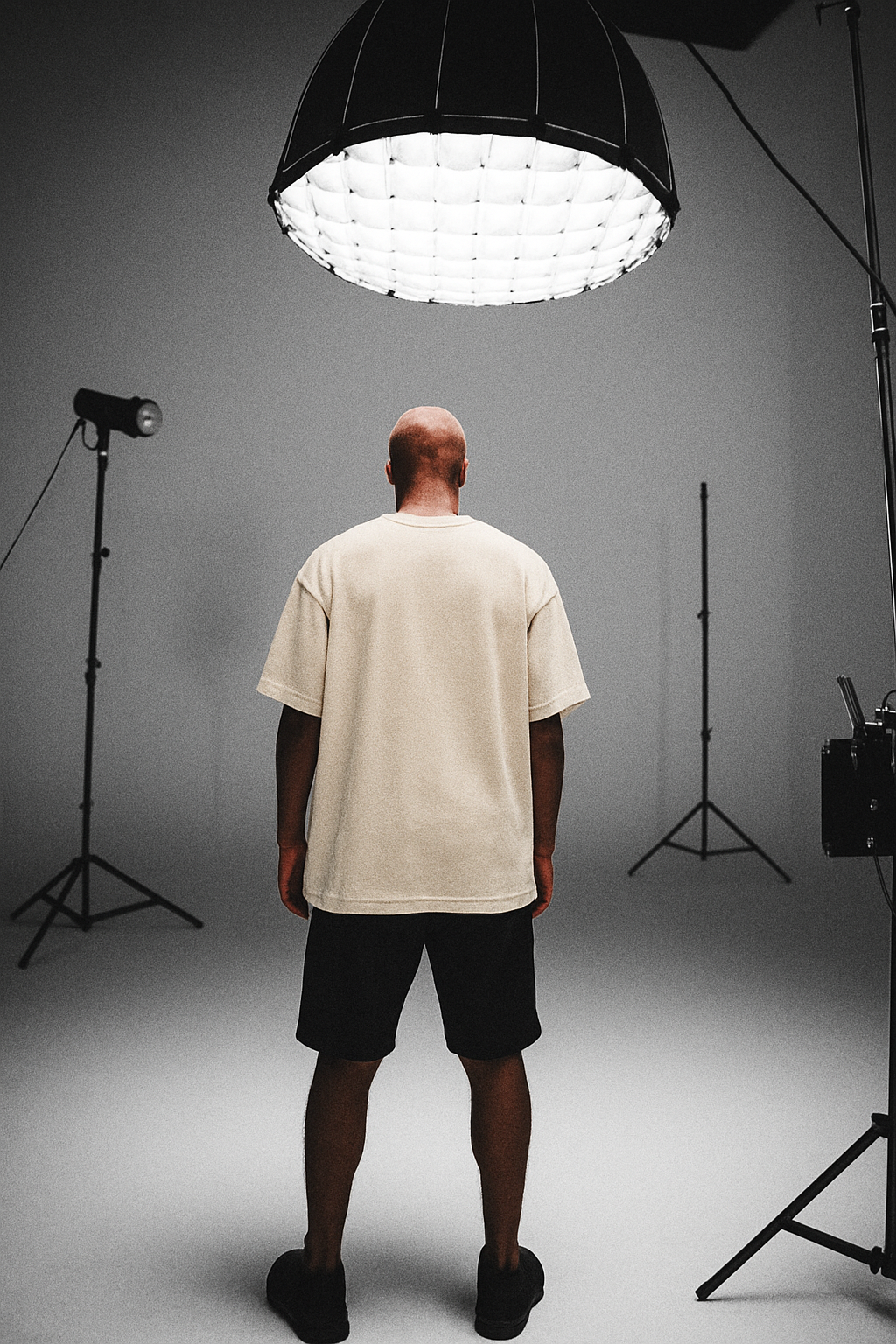 DESI HOOD SOLID UNISEX 240 GSM HEAVY FABRIC OVERSIZE TSHIRT