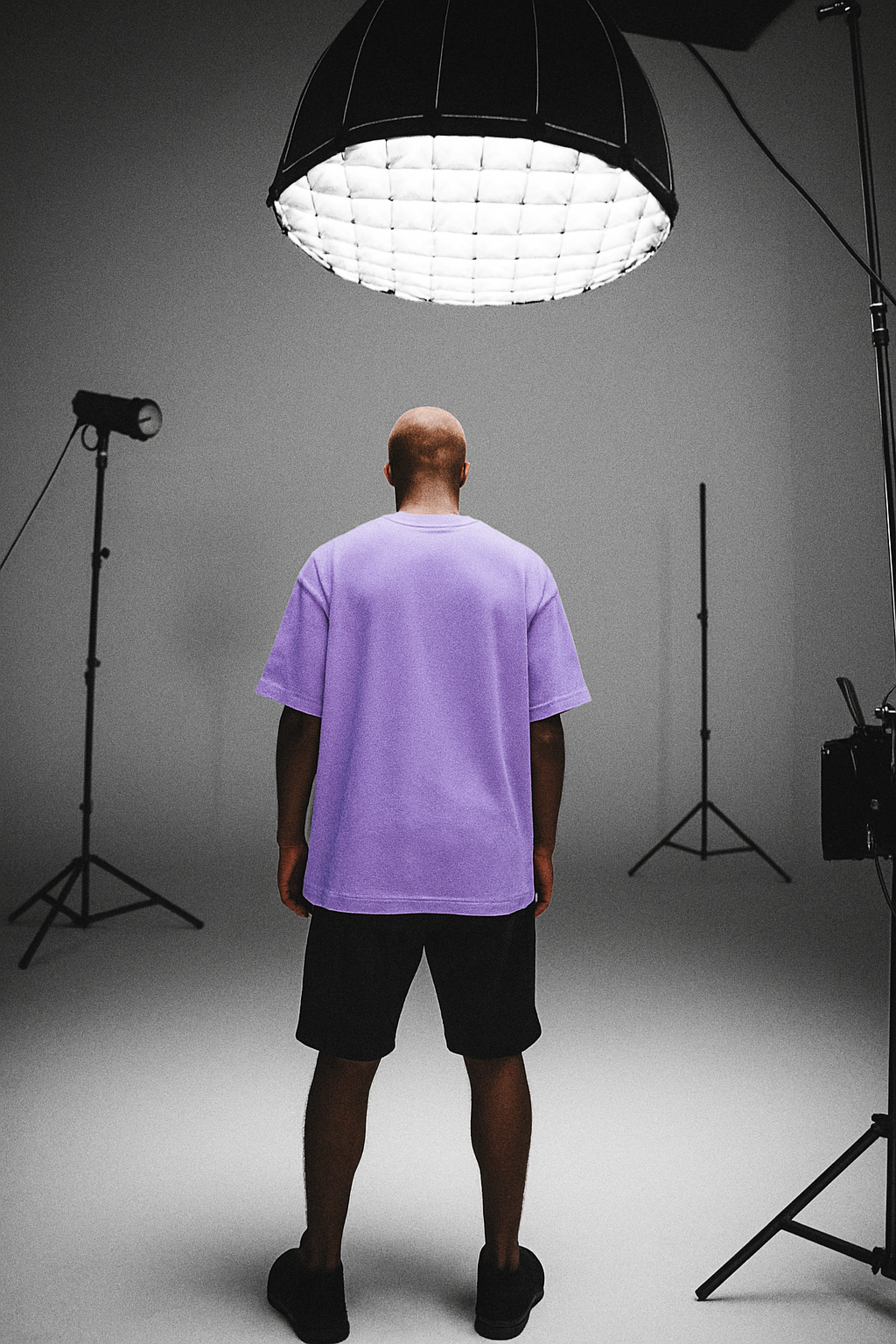 DESI HOOD SOLID UNISEX 240 GSM HEAVY FABRIC OVERSIZE TSHIRT