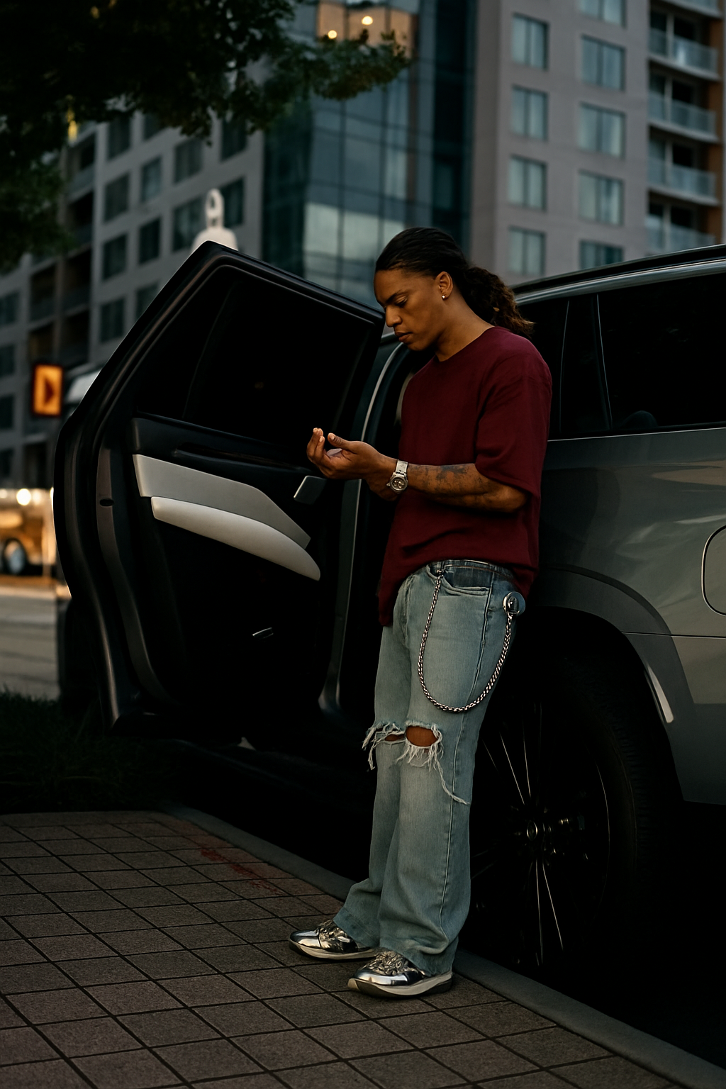 DESI HOOD SOLID UNISEX 240 GSM HEAVY FABRIC OVERSIZE TSHIRT