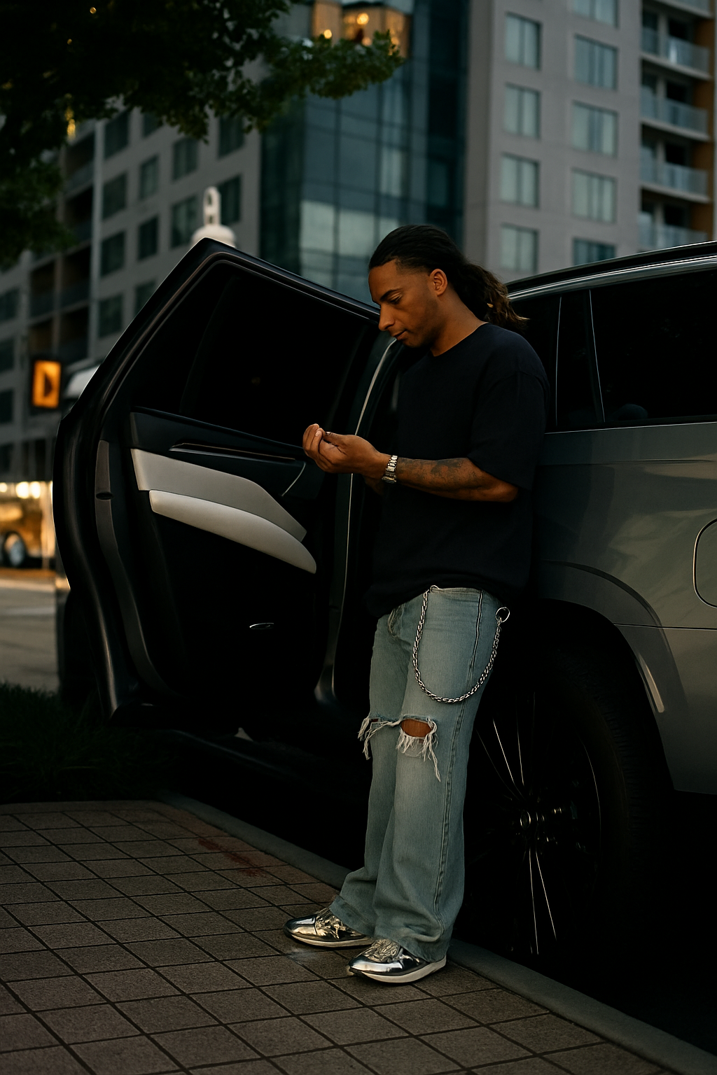 DESI HOOD SOLID UNISEX 240 GSM HEAVY FABRIC OVERSIZE TSHIRT