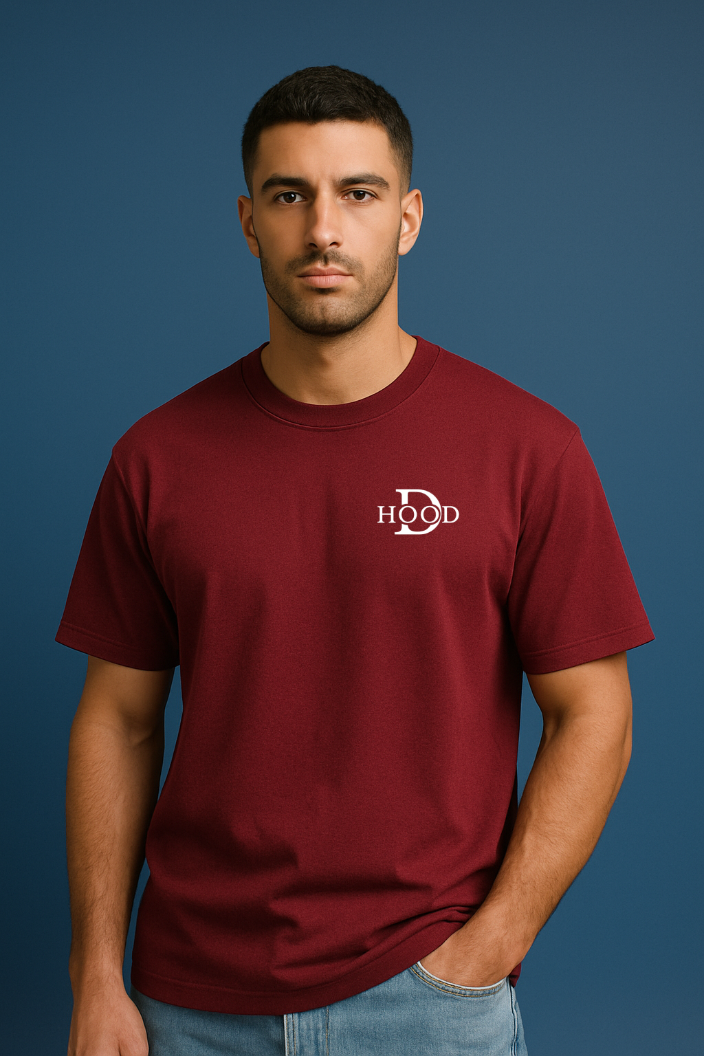 Desi Hood Unisex  “Dual Essence” Kathakali & Theyyam Heavy fabric Oversized T-shirt