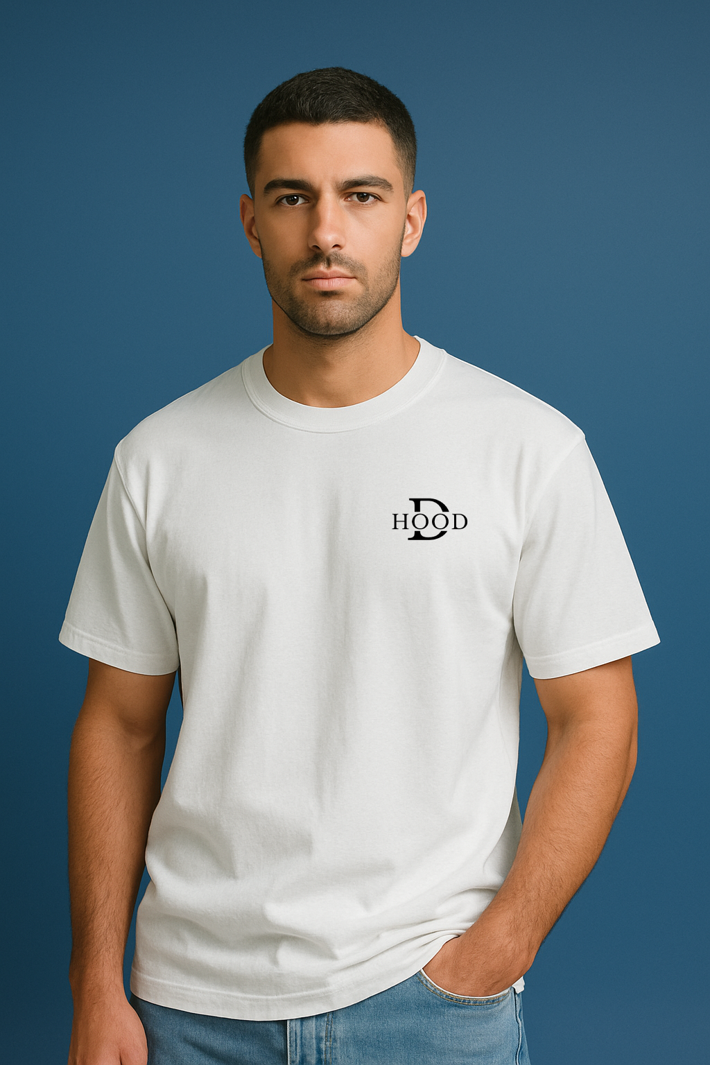 Desi Hood Unisex  “Dual Essence” Kathakali & Theyyam Heavy fabric Oversized T-shirt