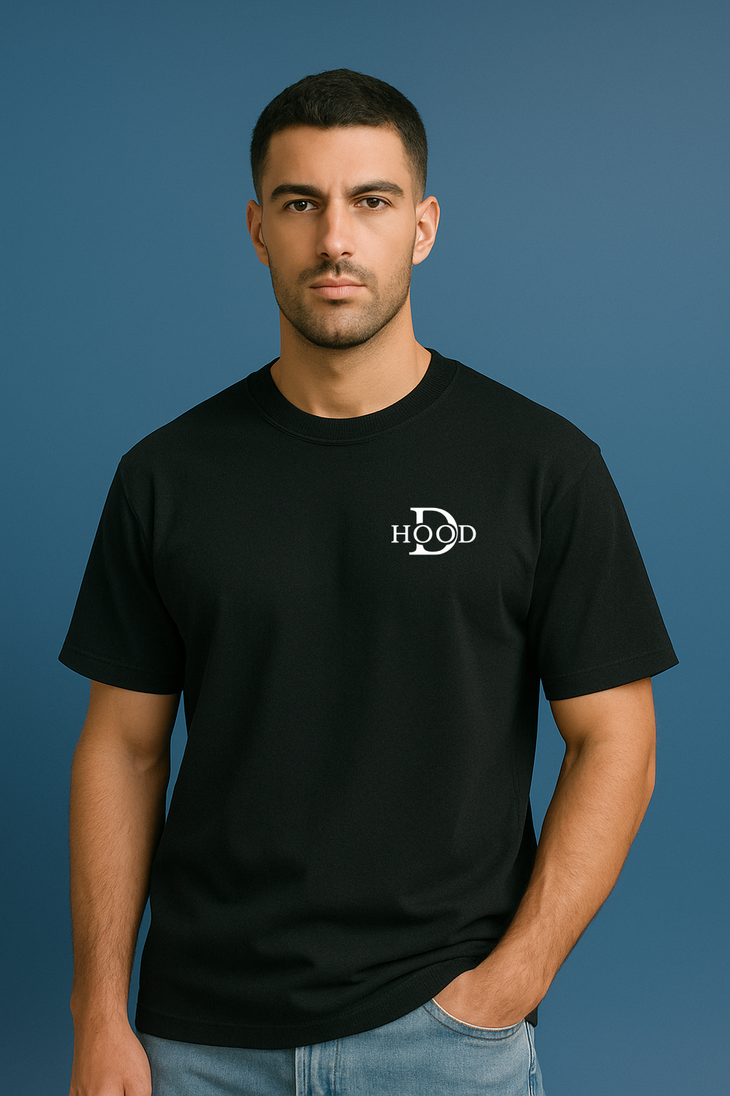 Desi Hood Unisex  “Dual Essence” Kathakali & Theyyam Heavy fabric Oversized T-shirt