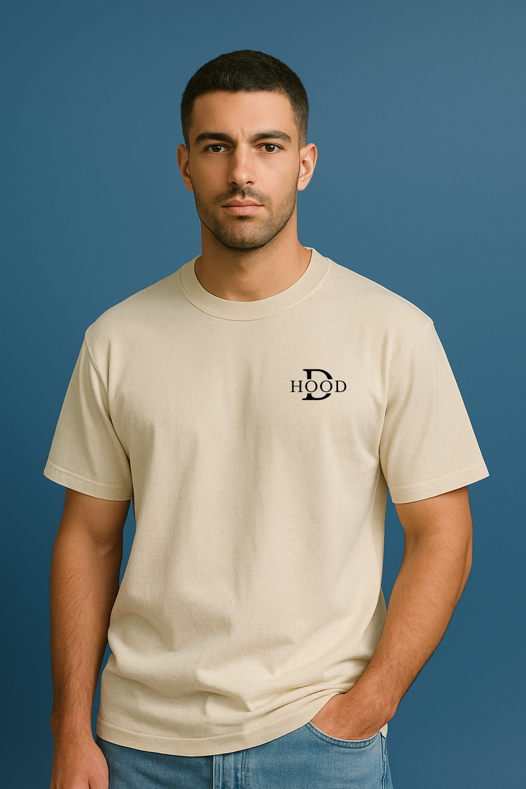 Desi Hood Unisex  “Dual Essence” Kathakali & Theyyam Heavy fabric Oversized T-shirt