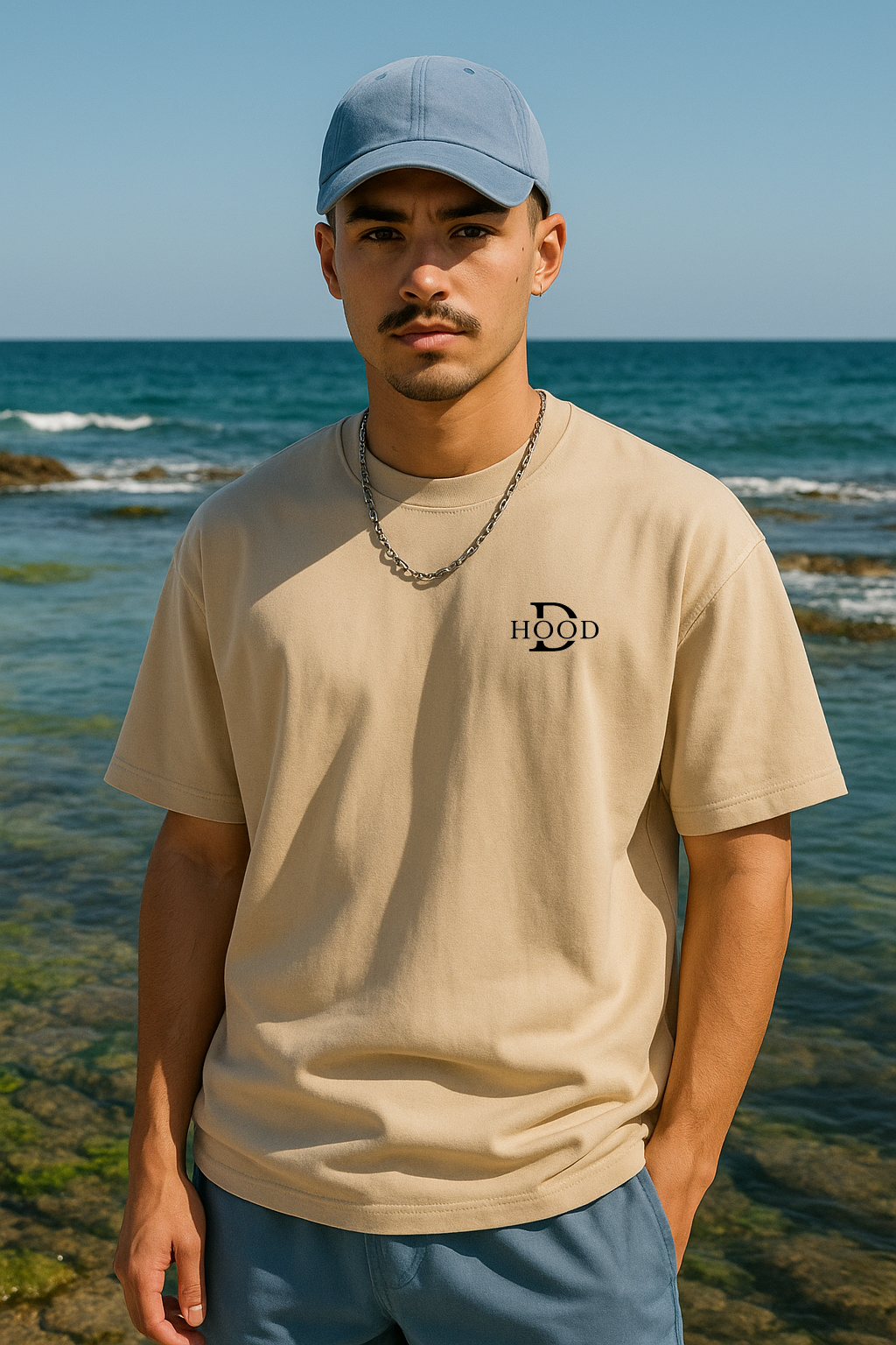 Desi Hood Toxic Printed Heavy fabric Oversize T-shirt