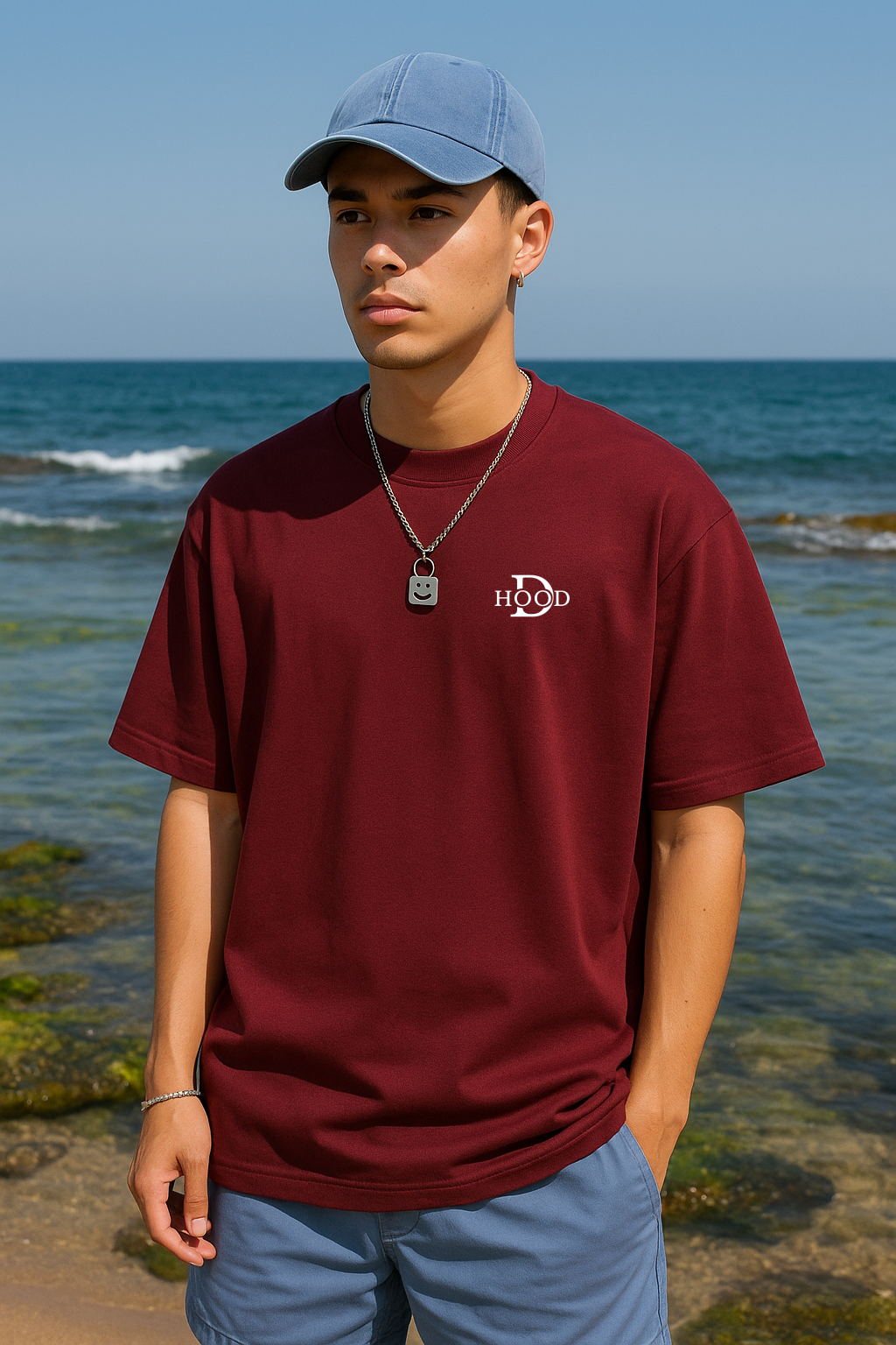 Desi Hood Toxic Printed Heavy fabric Oversize T-shirt