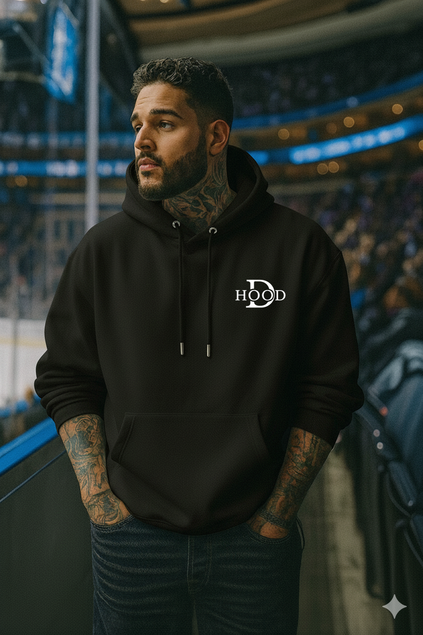 Desi Hood Pure Cotton 450 GSM Unisex Hoodie For Men & Women