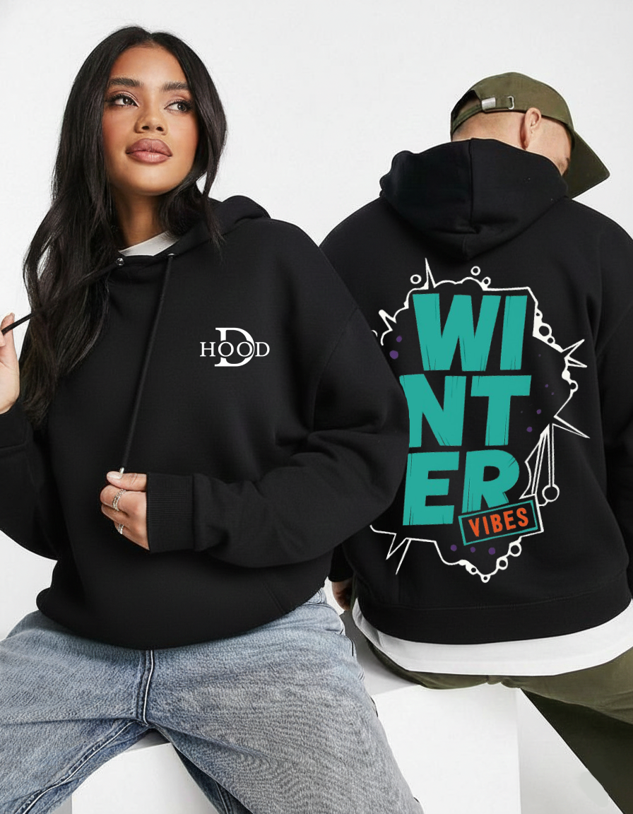 Desi Hood Pure Cotton 450 GSM Unisex Hoodie For Men & Women