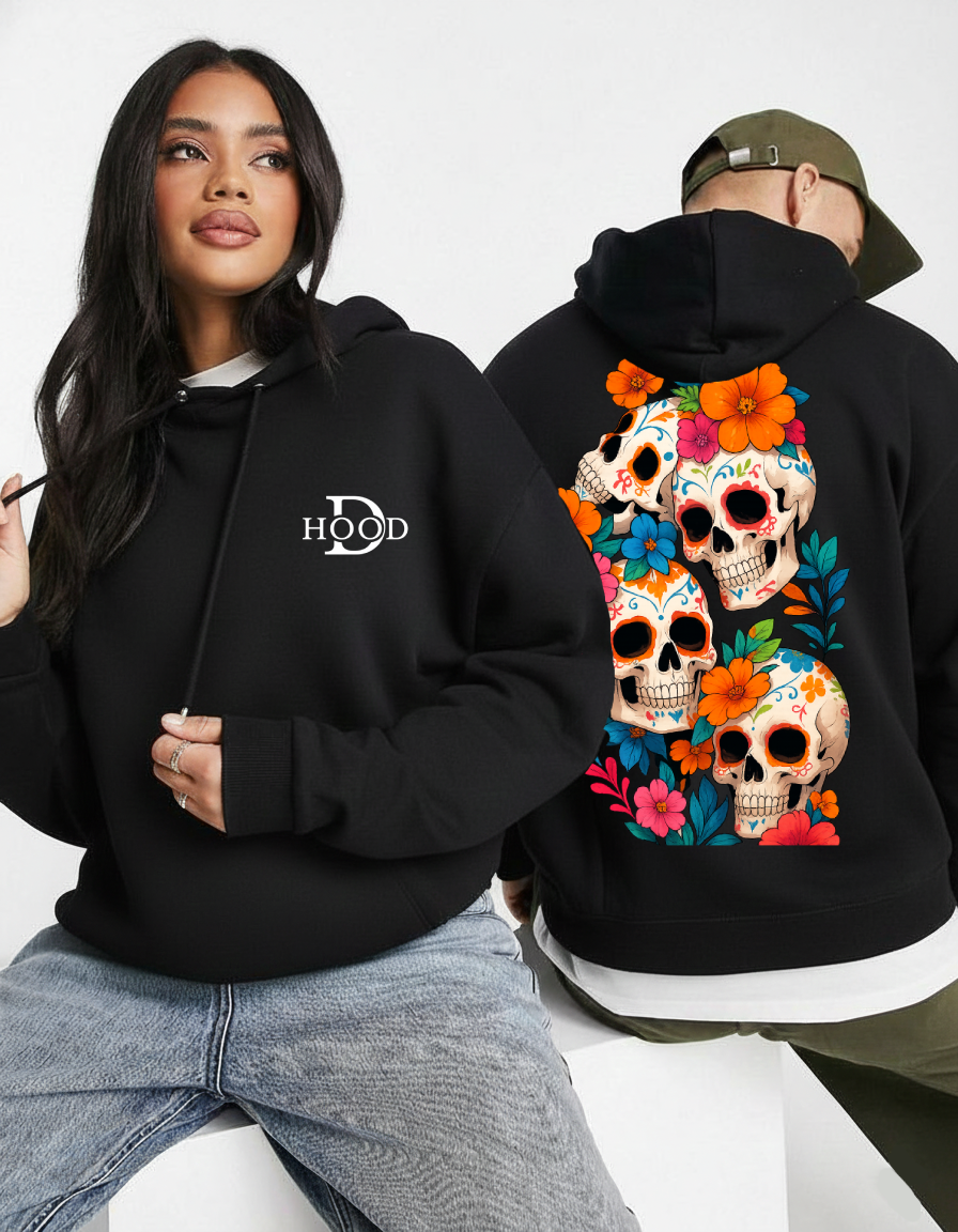 Desi Hood Pure Cotton 450 GSM Unisex Hoodie For Men & Women