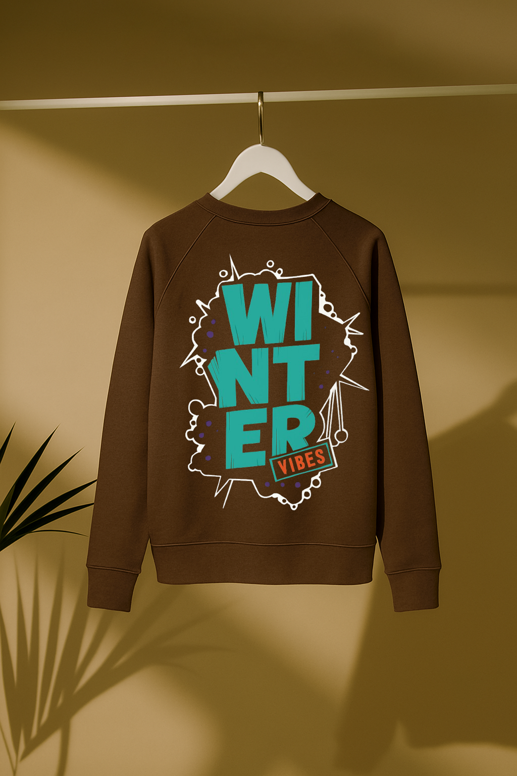 DESI HOOD Winter Printed UNISEX 350 GSM HEAVY FABRIC SWEATSHIRT
